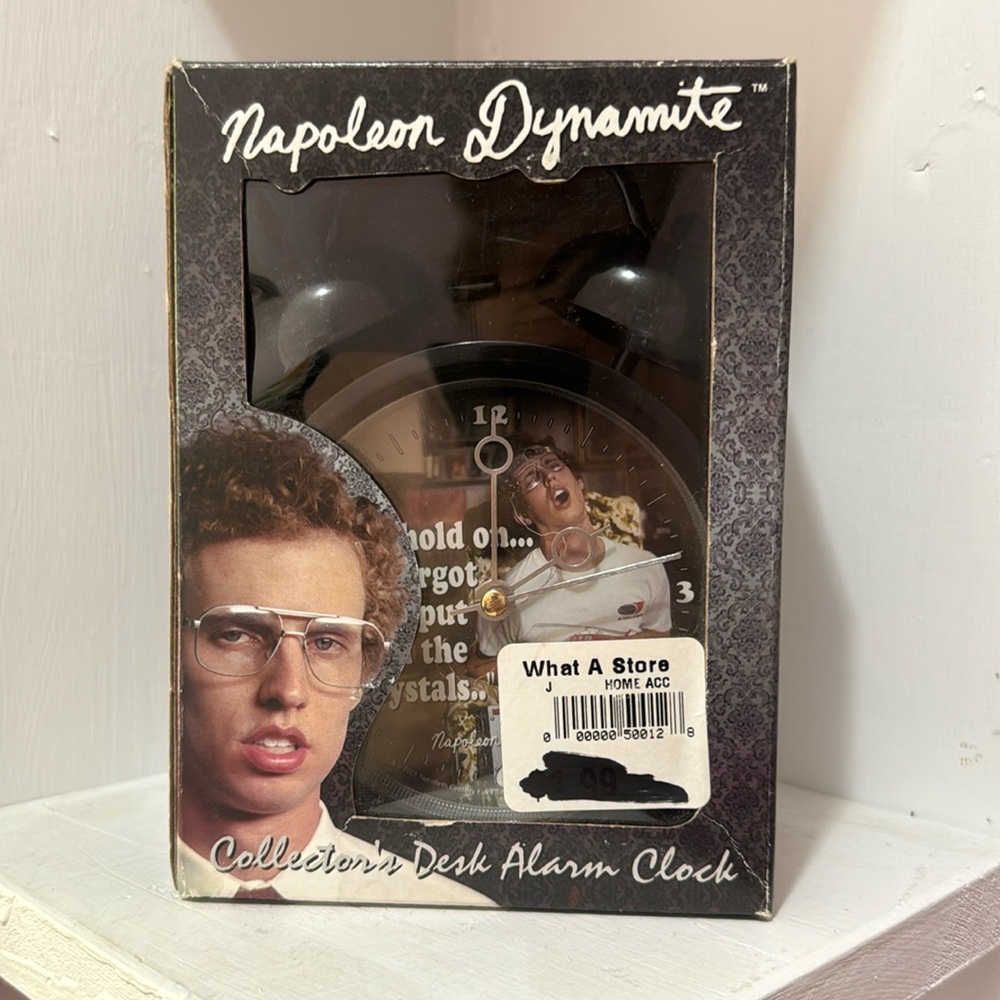Napoleon Dynamite Collection Desk Alarm Clock